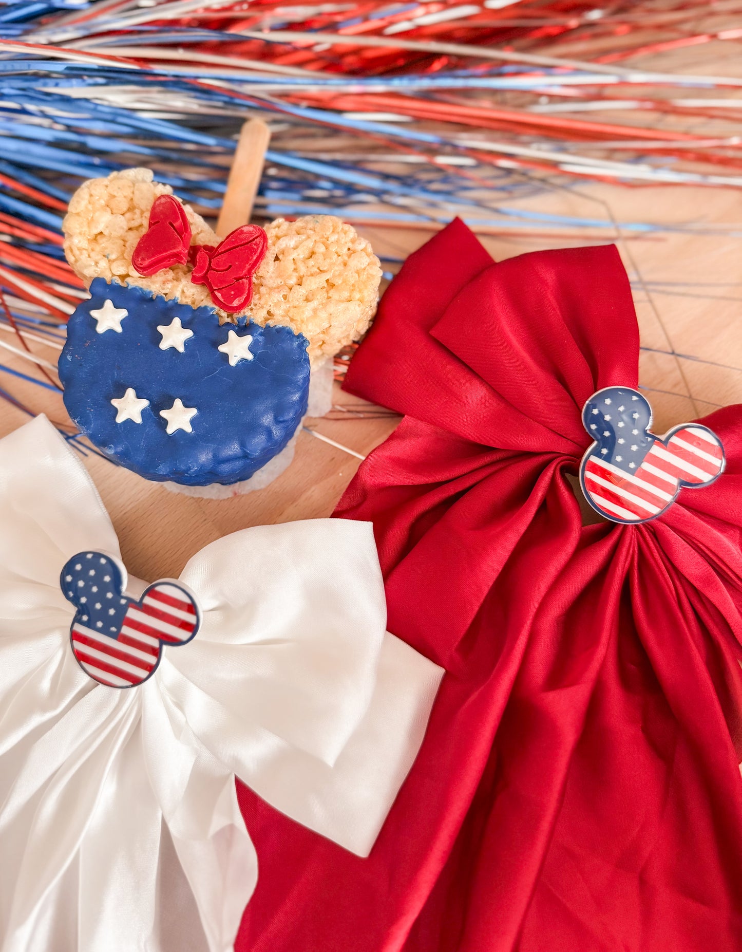 Patriotic Mickey Bows
