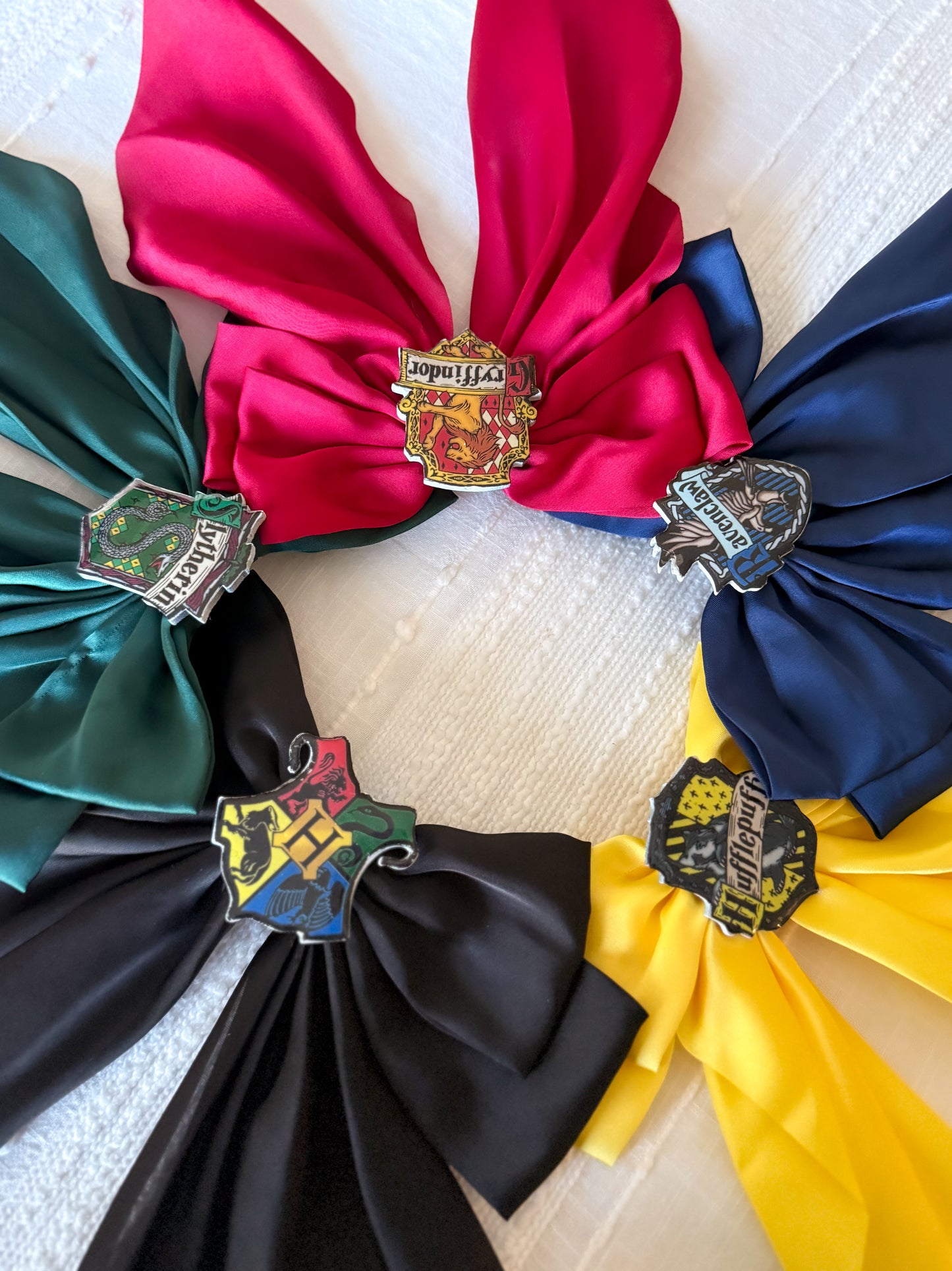 Hogwarts House Bows
