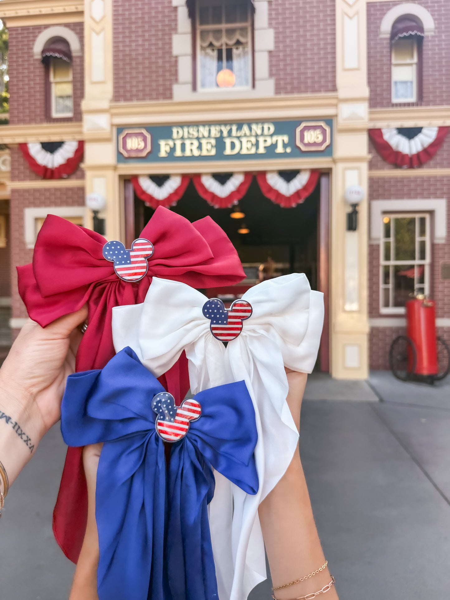 Patriotic Mickey Bows