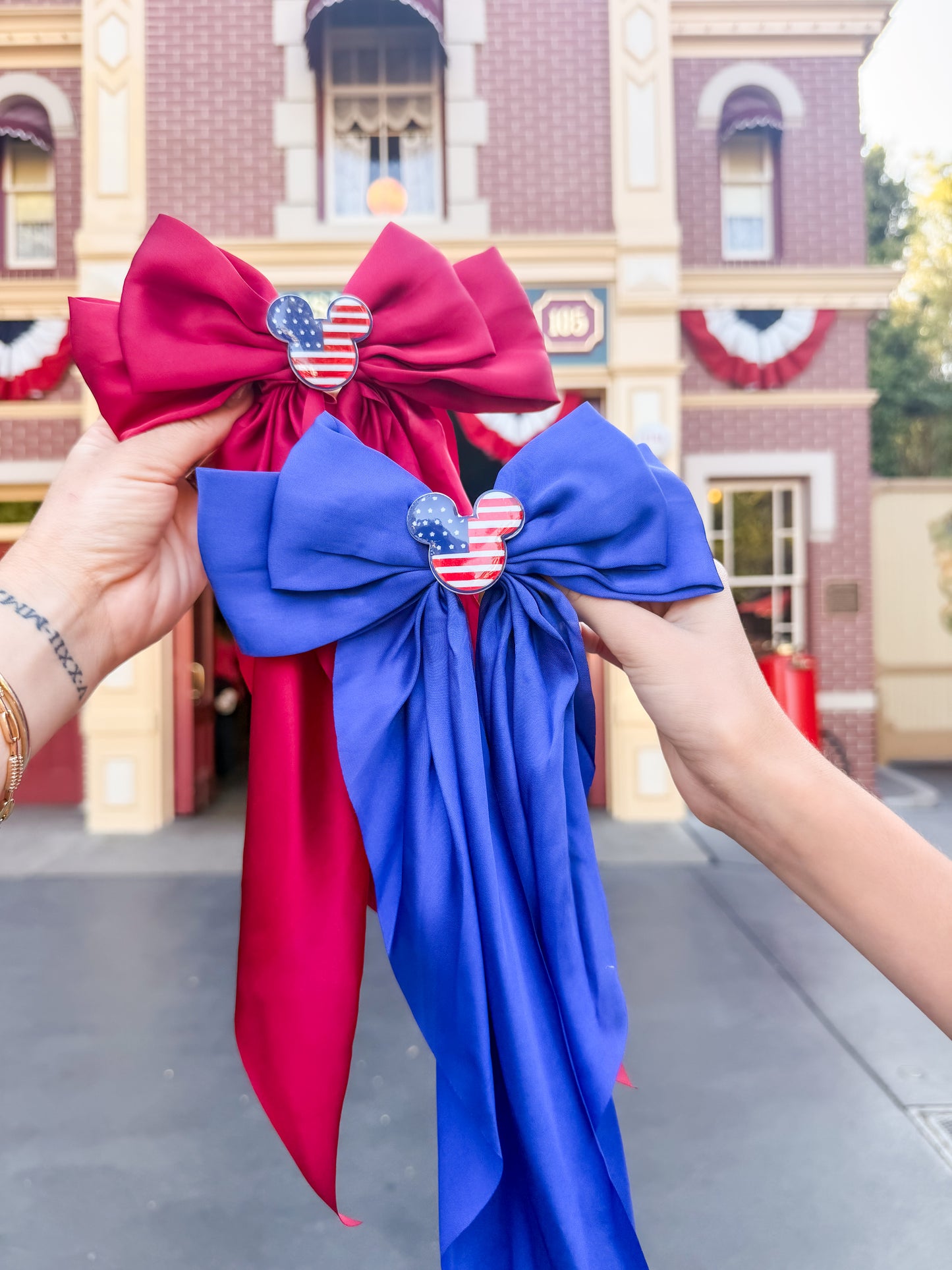 Patriotic Mickey Bows