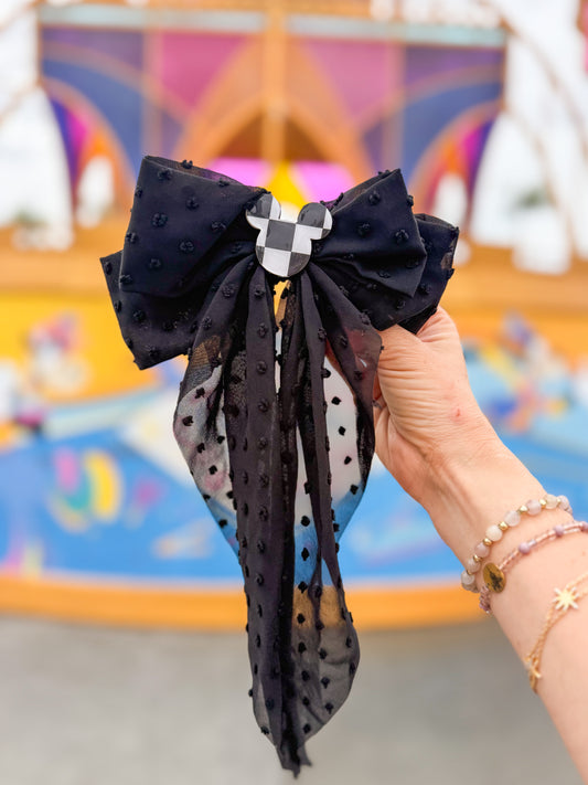 Checkered Mouse Bow