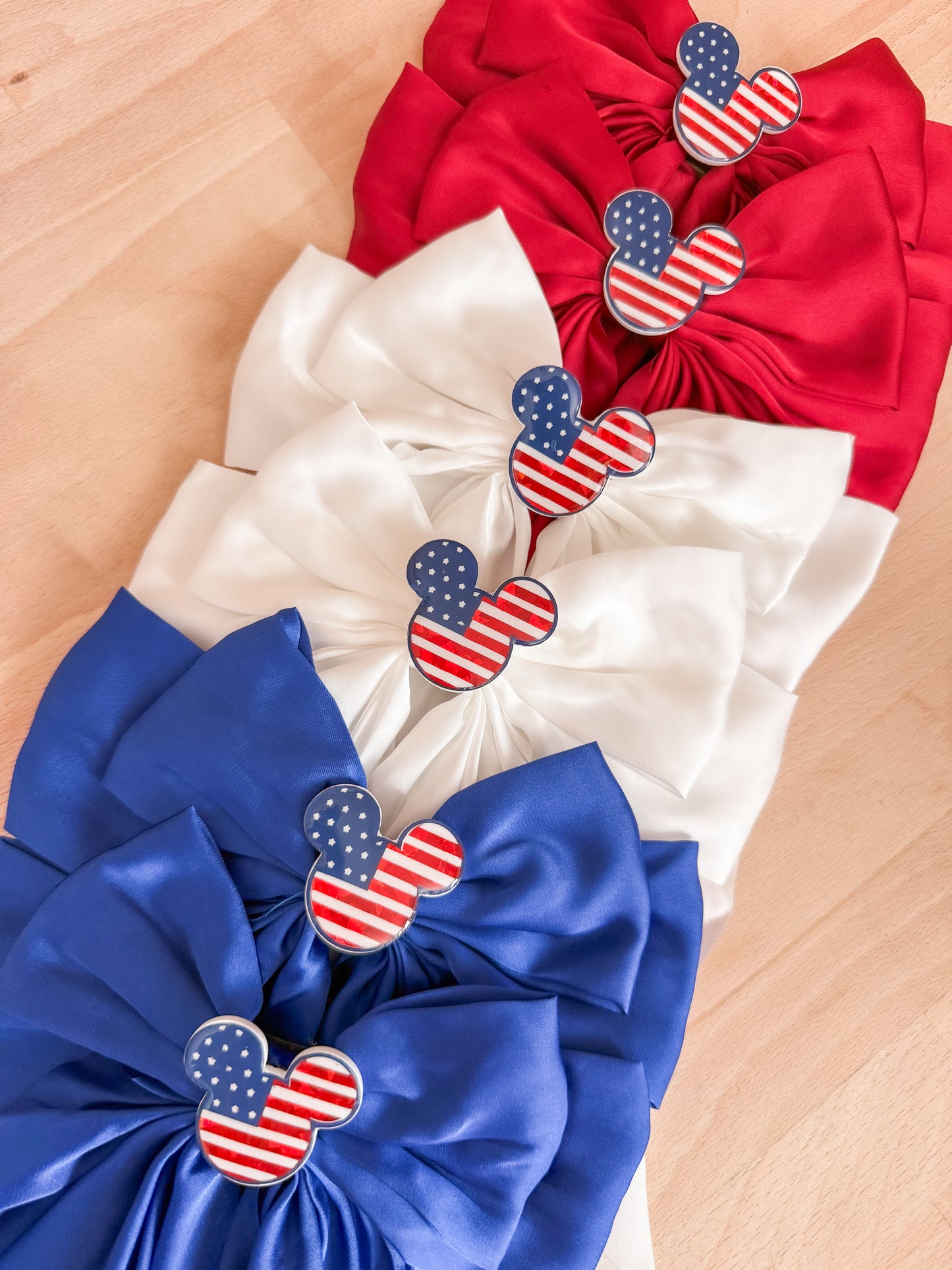 Patriotic Mickey Bows
