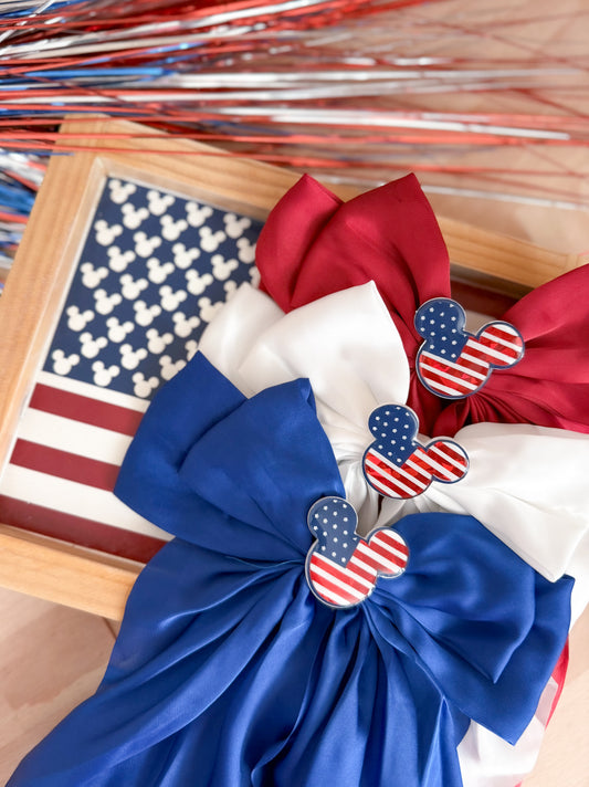 Patriotic Mickey Bows
