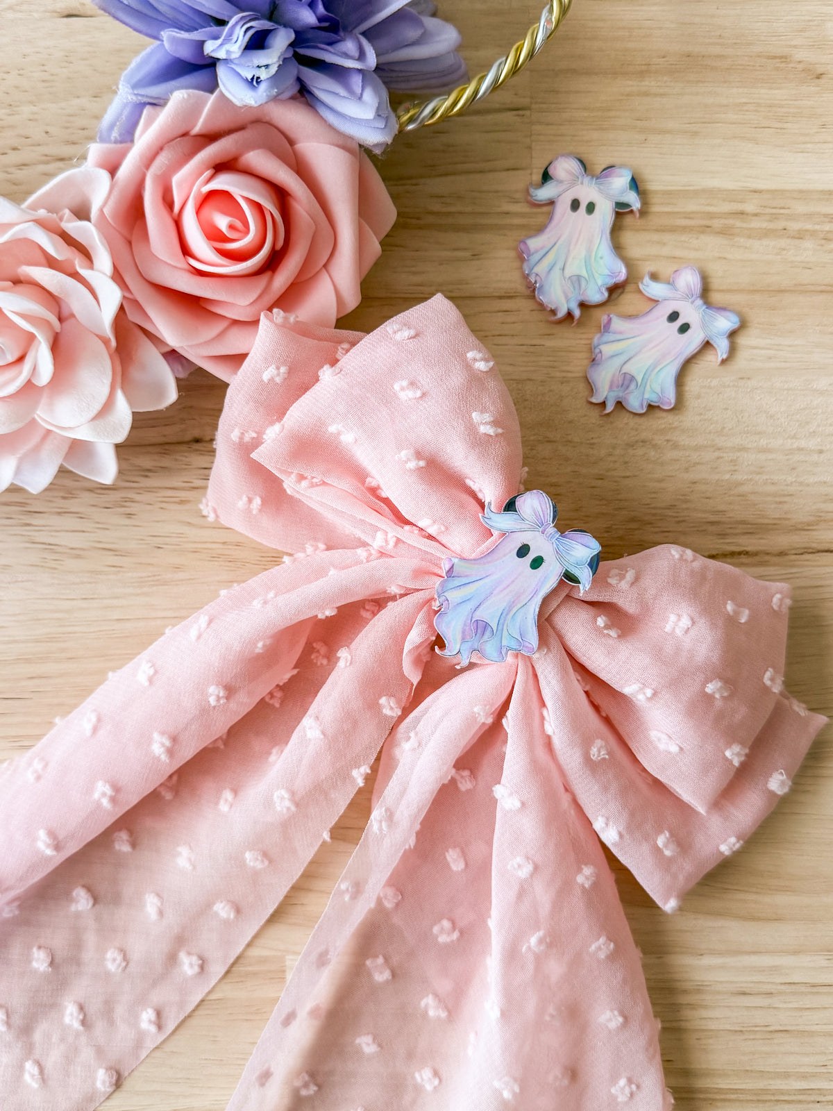 Pastel Ghosts Bow