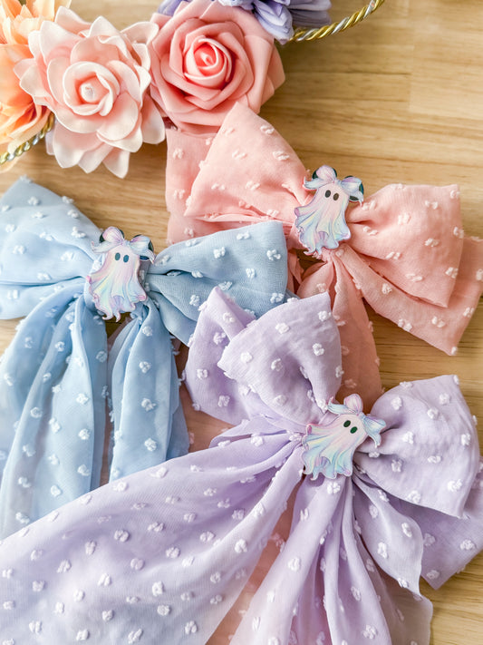 Pastel Ghosts Bow