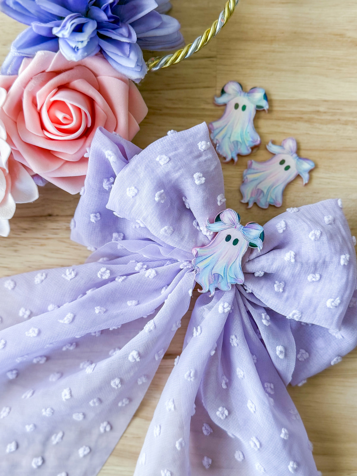 Pastel Ghosts Bow