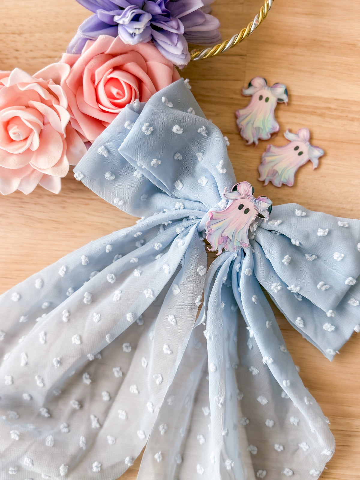 Pastel Ghosts Bow
