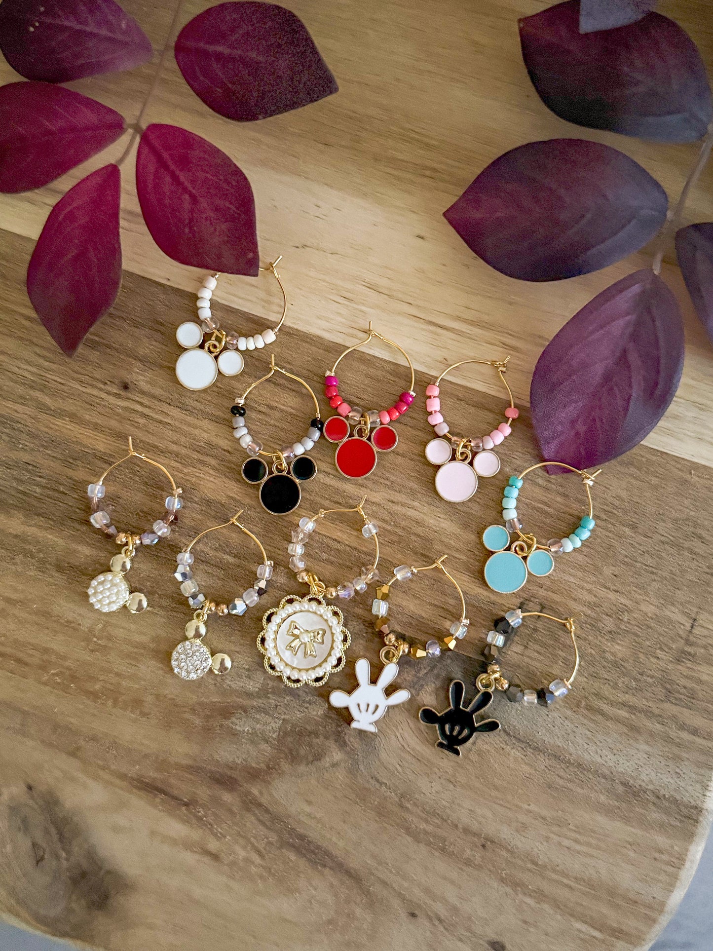 Magical Mouse Wine Charms