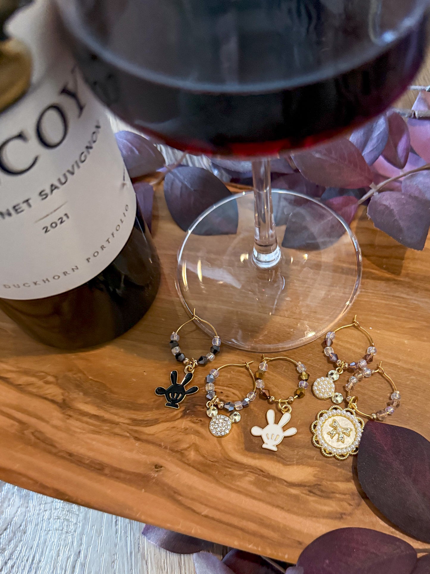 Magical Mouse Wine Charms