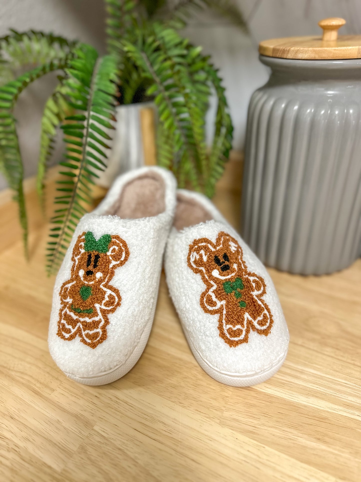 Slippers- Mickey Gingerbread