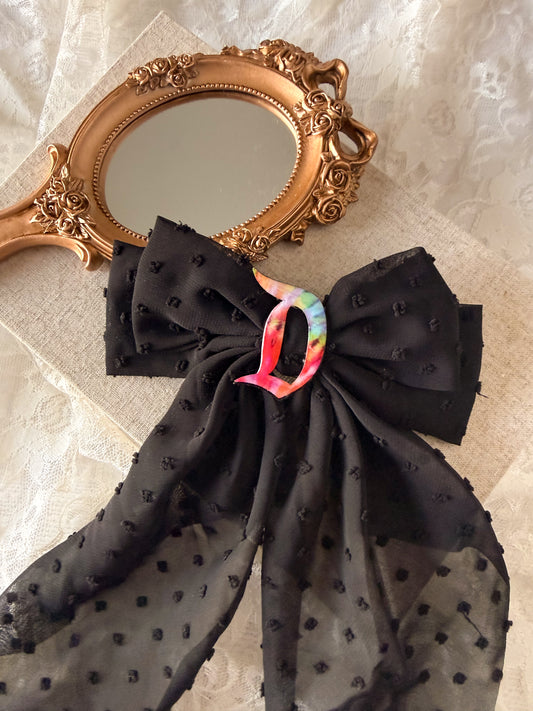 Charming Tie-Dye D Bow